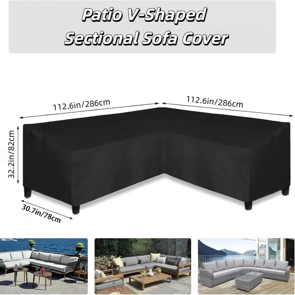 Outdoor Furniture Cover Xl - غطاء أريكة خارجي على شكل حرف
