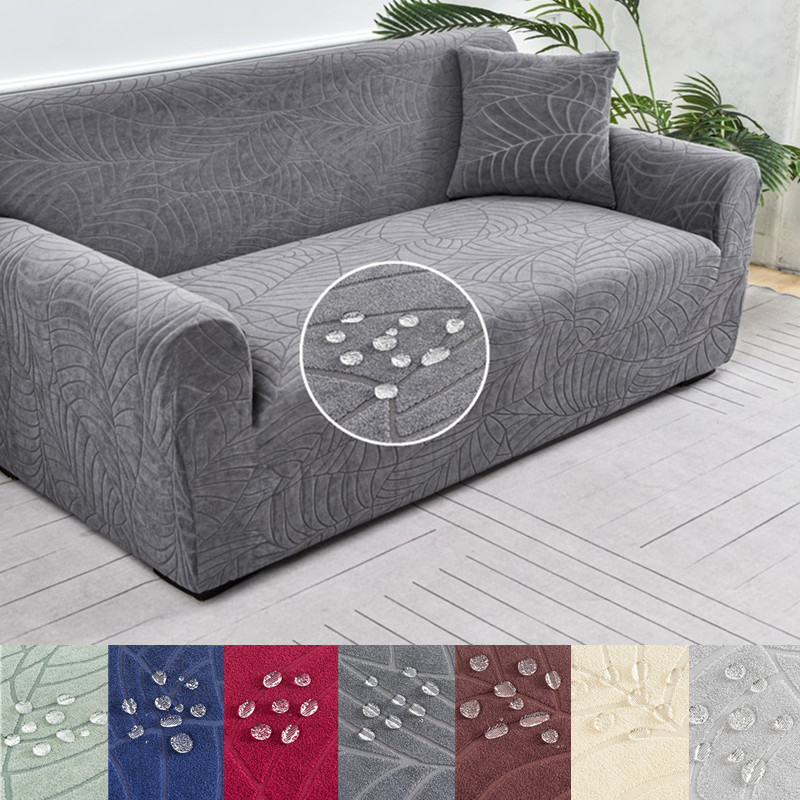 Outdoor Furniture L Shape - غطاء أريكة من الجاكار السميك لغرفة