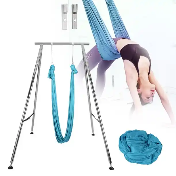 Hammock With Stand - حامل يوغا قابل للطي ومحمول مع