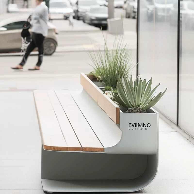 Outdoor Furniture Italian - كرسي حديقة إيطالي بتصميم بسيط، مقعد