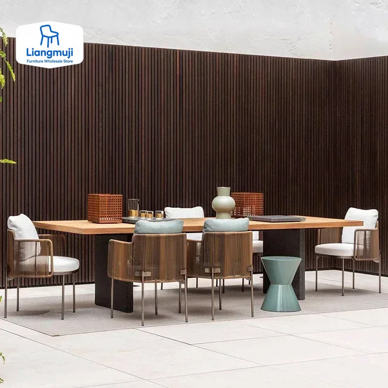 Outdoor Furniture Italian - مجموعات أثاث الحدائق الخشبية المقاومة للماء