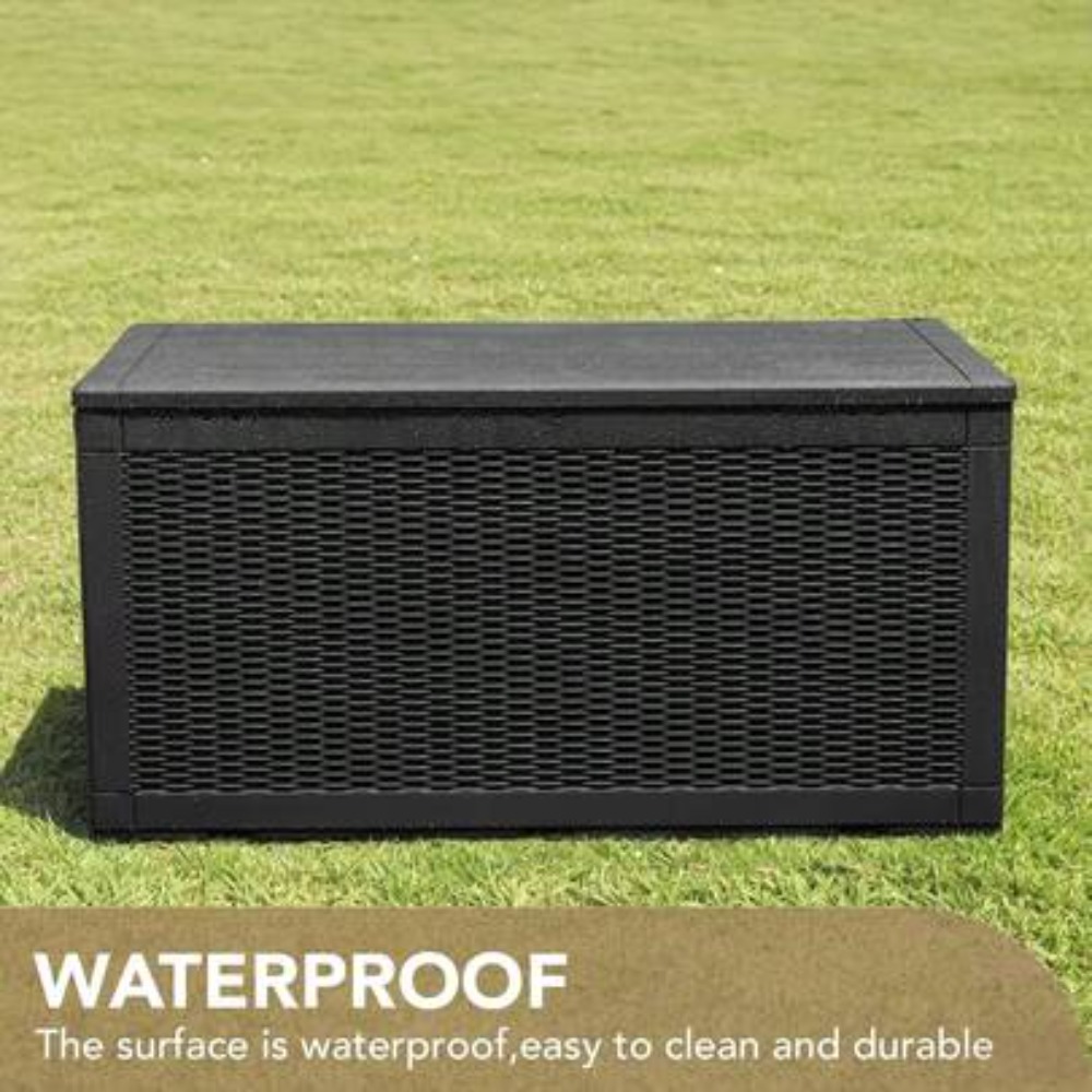 Outdoor Furniture Waterproof - صندوق تخزين خارجي كبير قابل للقفل