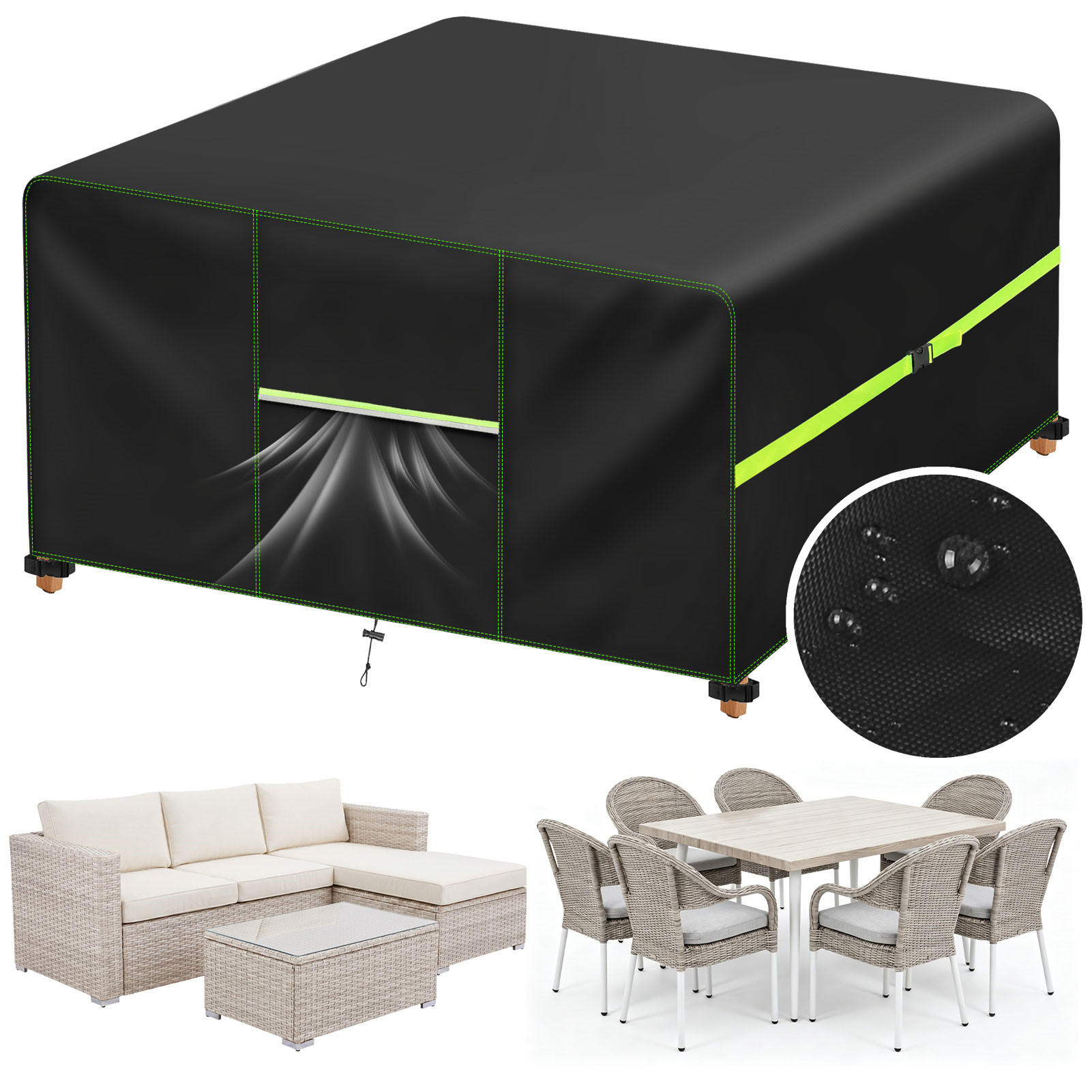 Outdoor Furniture Sale - غطاء أثاث الحدائق مع فتحات تهوية،