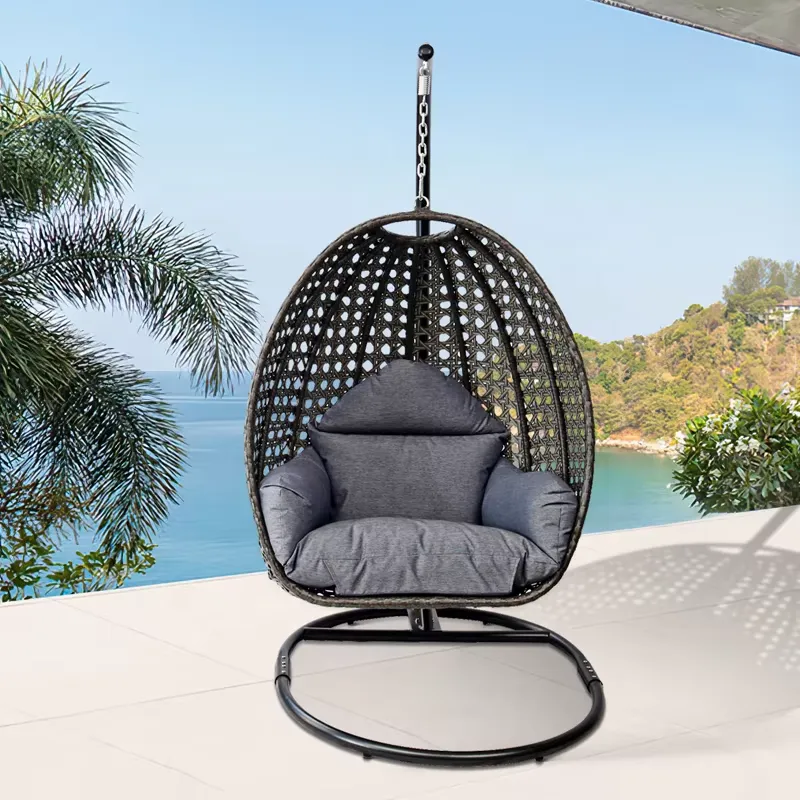 Hanging Egg Chair - كرسي أرجوحة معلق على شكل بيضة