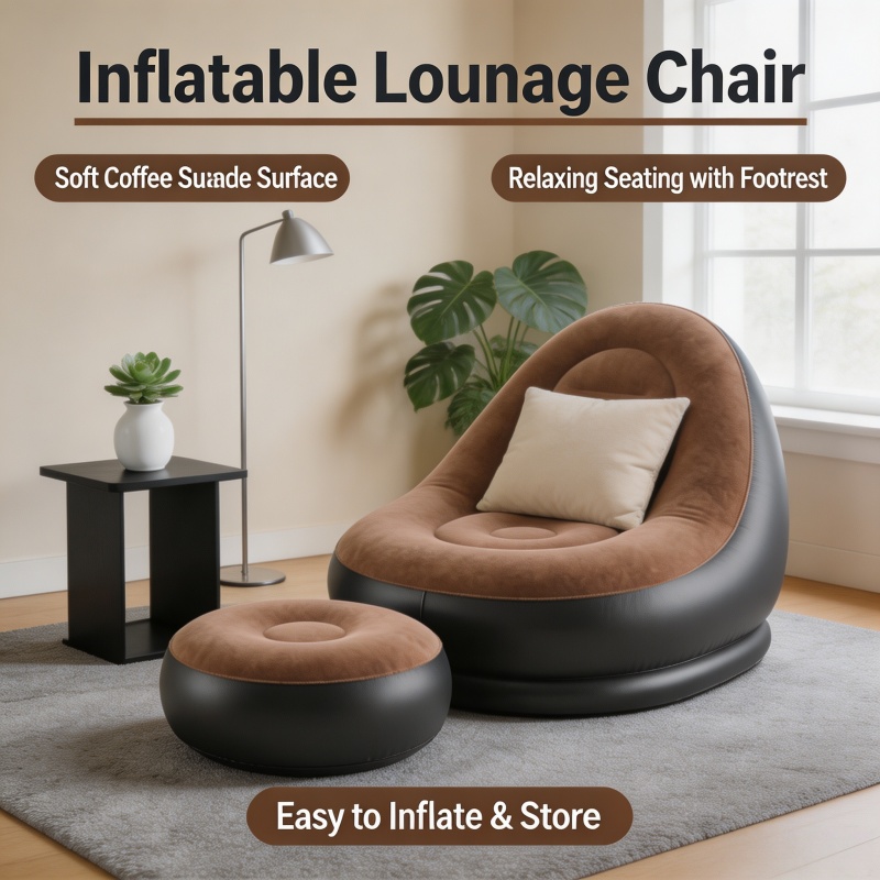 Outdoor Furniture Sale - أريكة استرخاء قابلة للنفخ، كرسي قابل