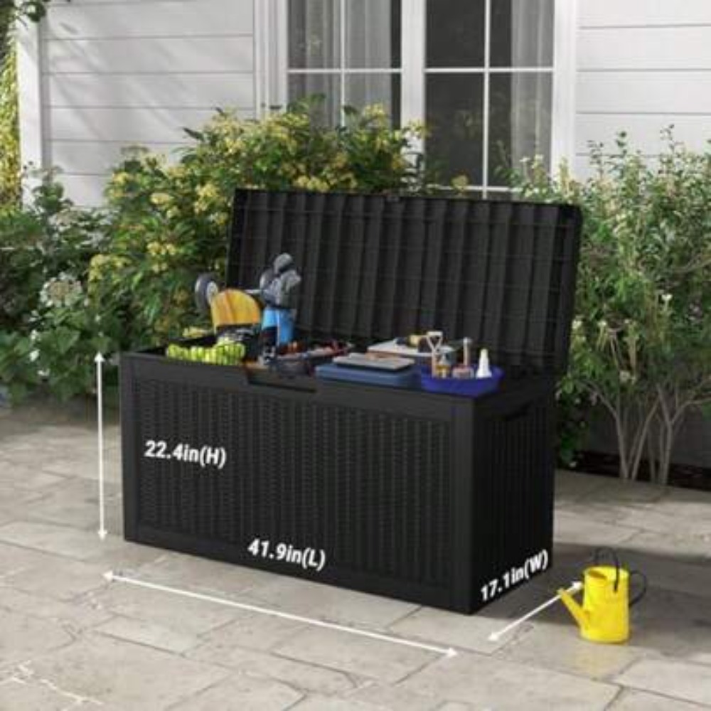 Outdoor Furniture Waterproof - صندوق تخزين خارجي مقاوم للماء بنمط