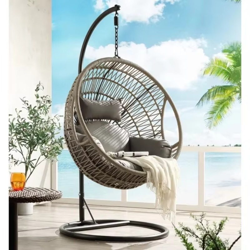 Hanging Egg Chair - كرسي أرجوحة معلق عصري على شكل