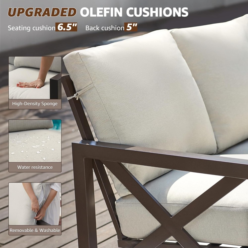 طقم فناء مكون من أربع قطع، أثا - مراجعة Outdoor Furniture One Piece وسعره