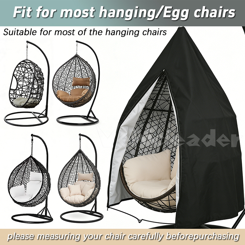 غطاء كرسي معلق 210D/420D بسحاب - مراجعة Hanging Egg Chair وسعره