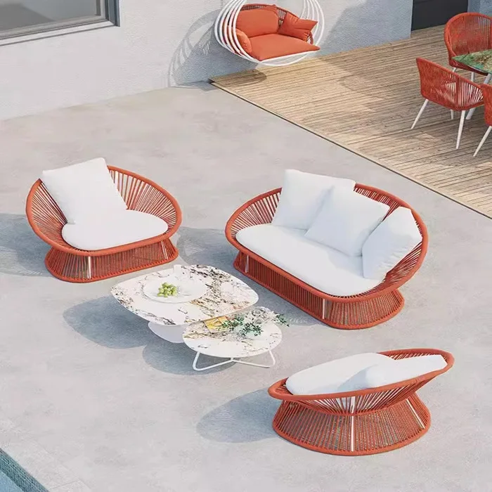 أثاث خارجي من الروطان للساحات  - مراجعة Outdoor Furniture L Shape وسعره