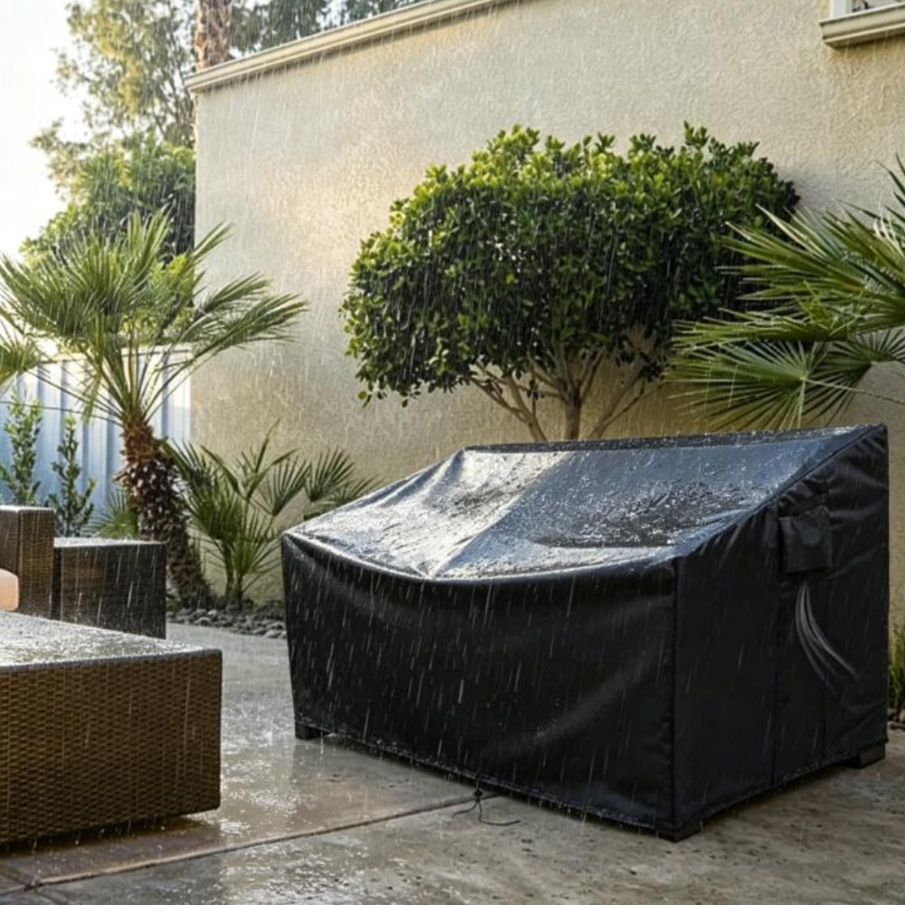 غطاء أريكة خارجي متين مقاوم لل - مراجعة Outdoor Furniture Black وسعره