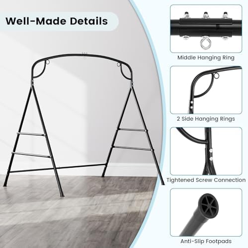 حامل أرجوحة معدني بقدرة تحمل 6 - مراجعة Hammock With Stand وسعره