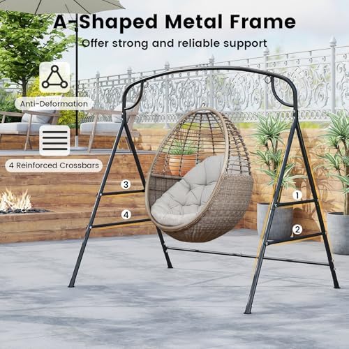 حامل أرجوحة معدني بقدرة تحمل 6 - مراجعة Hammock With Stand وسعره