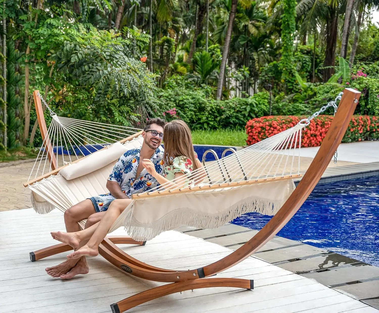 حامل أرجوحة فولاذي متين بطول 1 - مراجعة Hammock With Stand وسعره