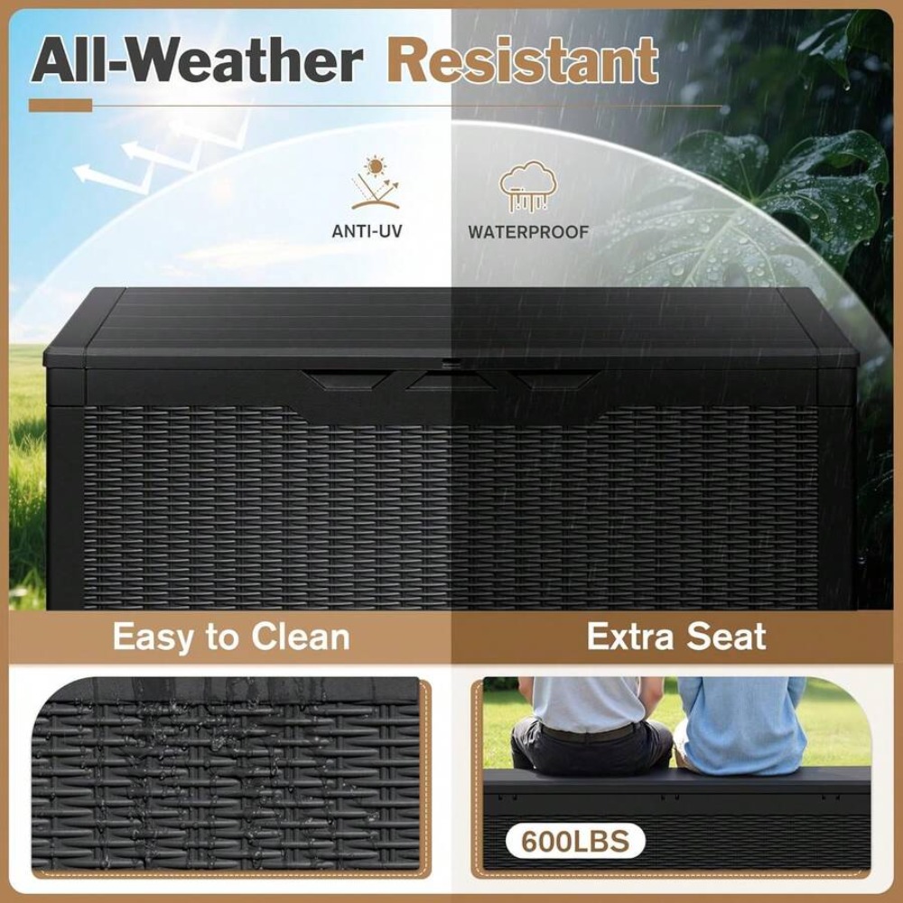 صندوق تخزين خارجي كبير قابل لل - مراجعة Outdoor Furniture Waterproof وسعره