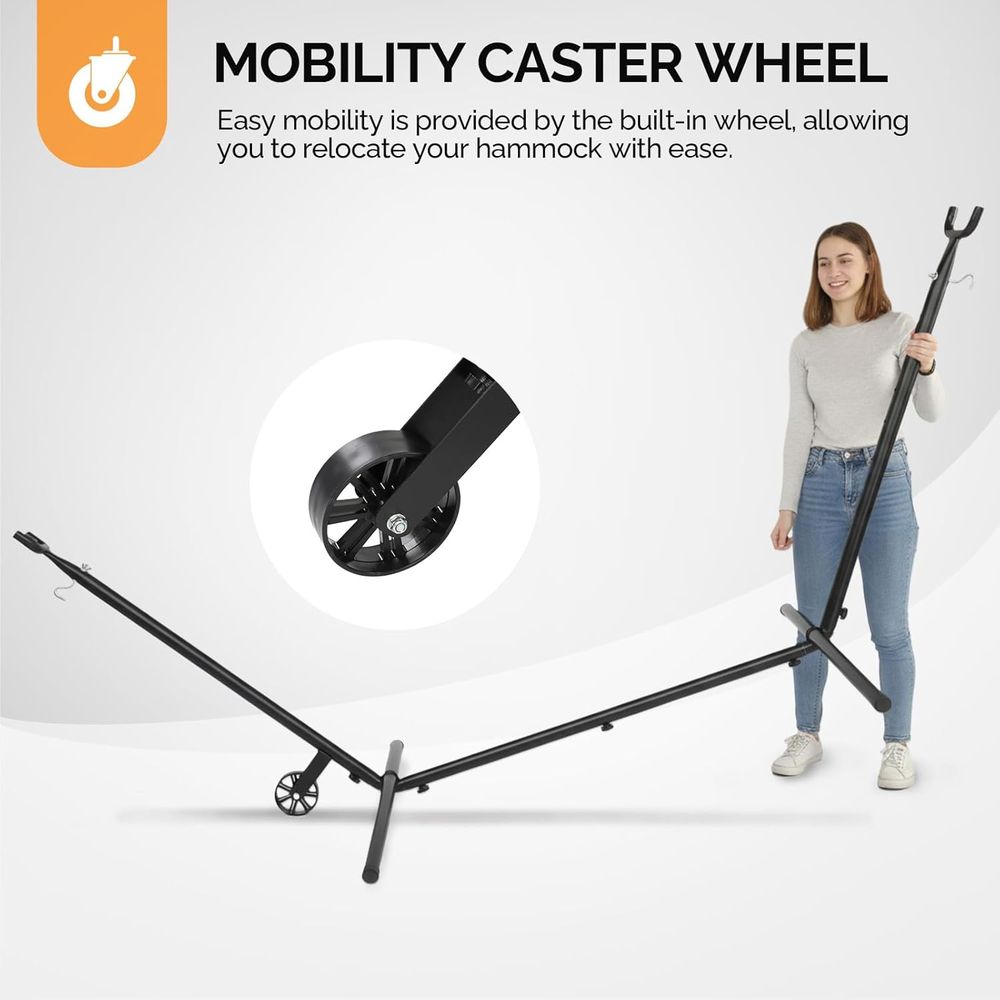أرجوحة متينة تتحمل 550 رطل مع  - مراجعة Hammock With Stand وسعره