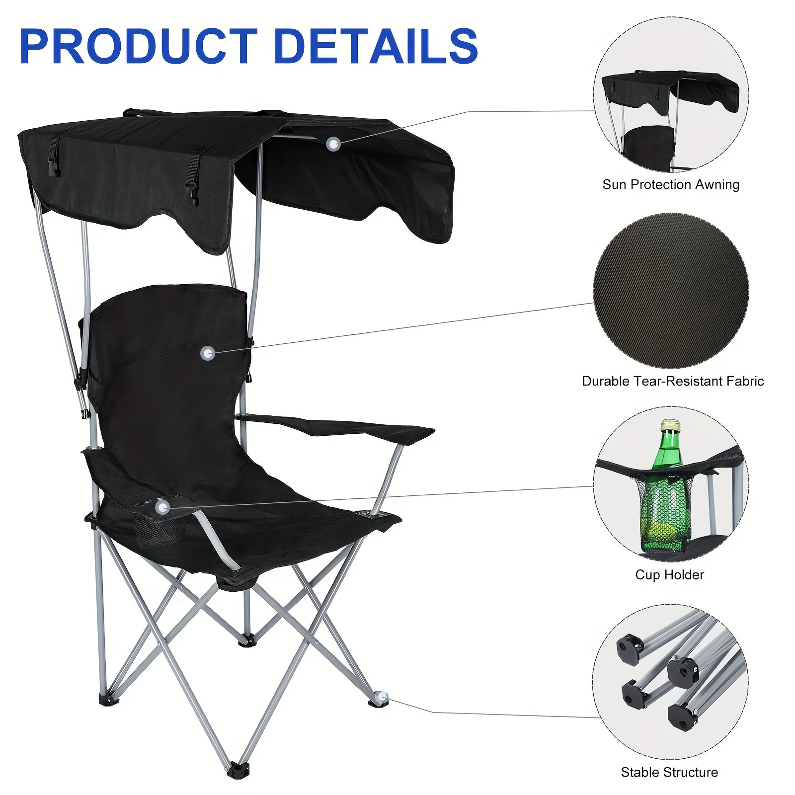 كرسي صالة مظلة مع حامل ، مظلة  - مراجعة Outdoor Furniture Sunbrella وسعره