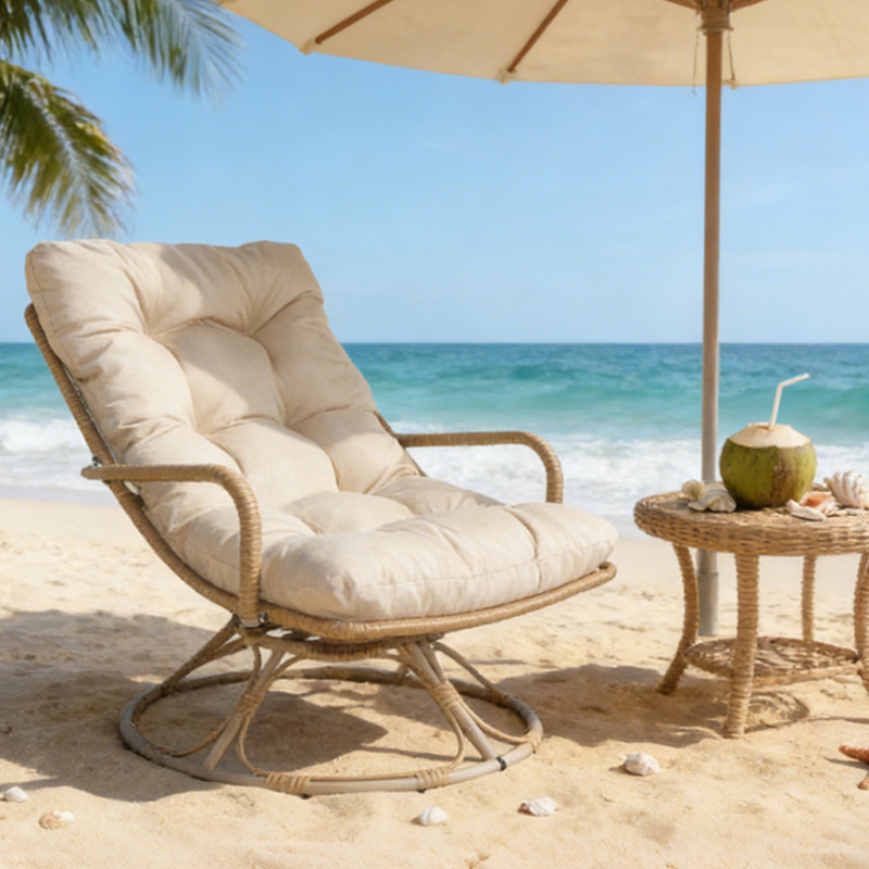 كرسي دوار خارجي مقاوم للماء مص - مراجعة Outdoor Furniture One Piece وسعره