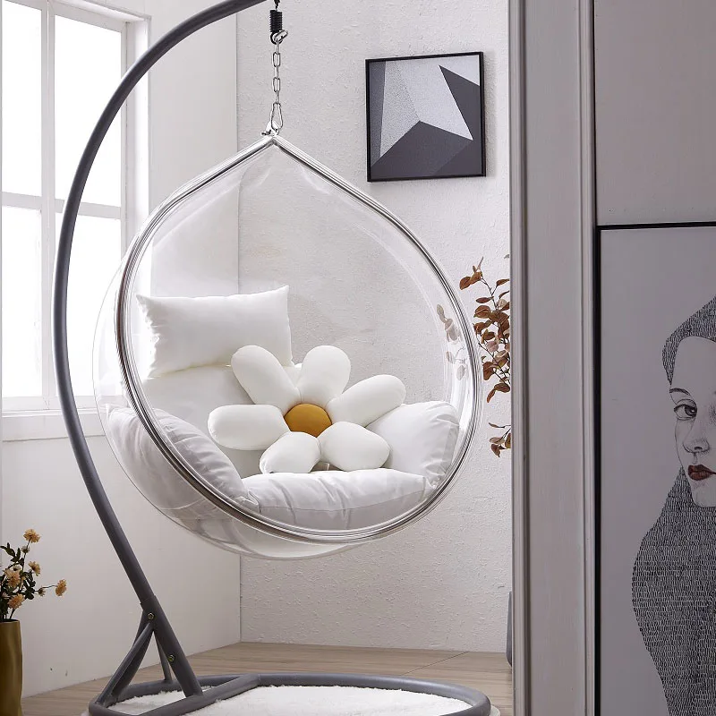 كرسي حديقة داخلي فاخر متأرجح،  - مراجعة Hanging Egg Chair وسعره