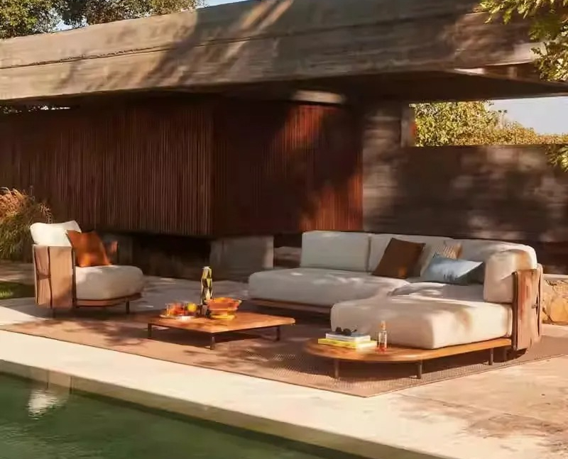 أريكة خارجية من الروطان بتصميم - مراجعة Outdoor Furniture Design وسعره
