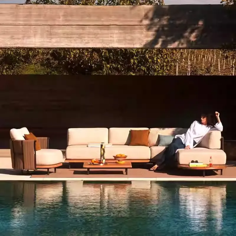 أريكة خارجية من الروطان بتصميم - مراجعة Outdoor Furniture Design وسعره