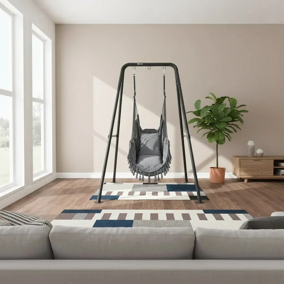 حامل كرسي أرجوحة على شكل حرف A - مراجعة Hammock With Stand وسعره