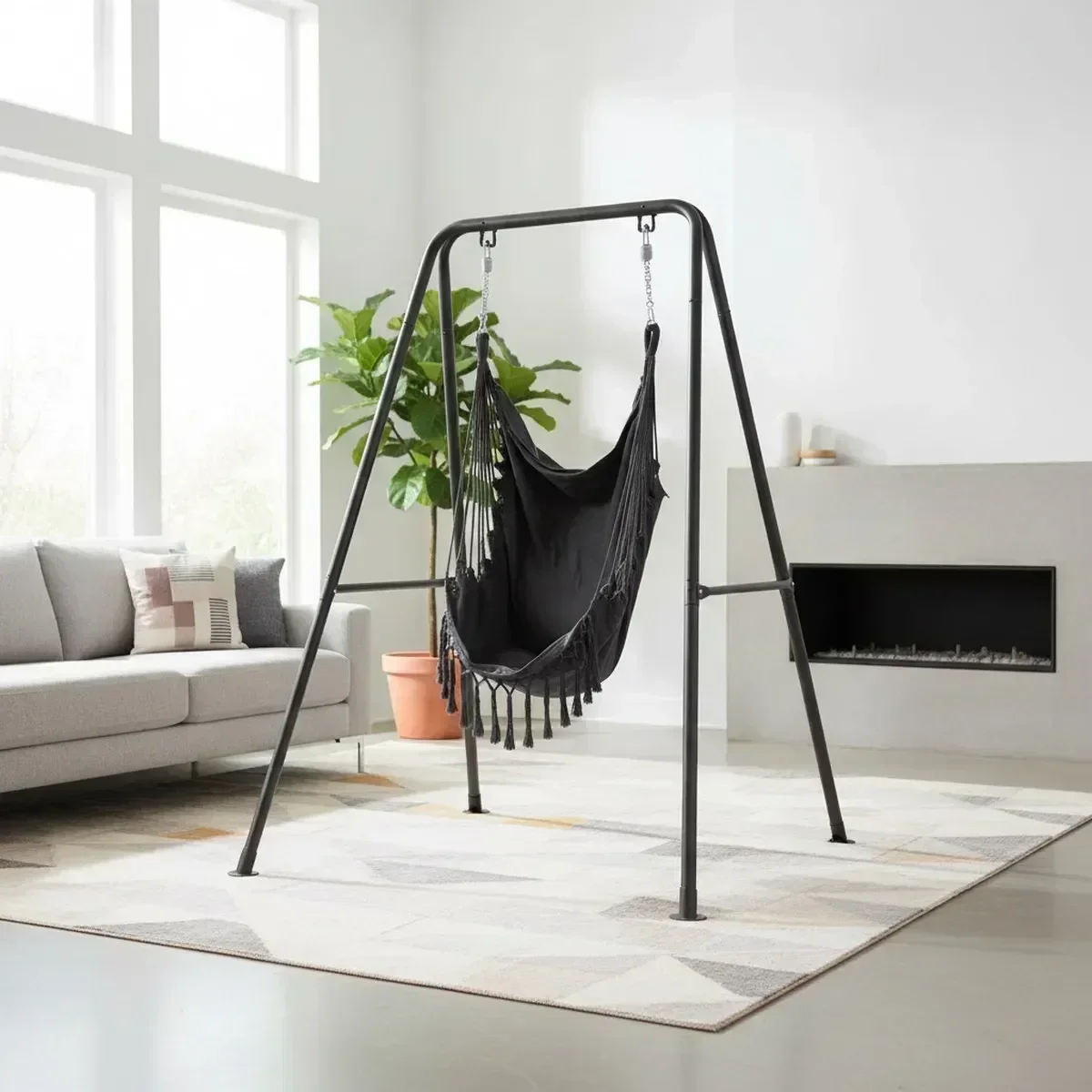 حامل كرسي أرجوحة على شكل حرف A - مراجعة Hammock With Stand وسعره