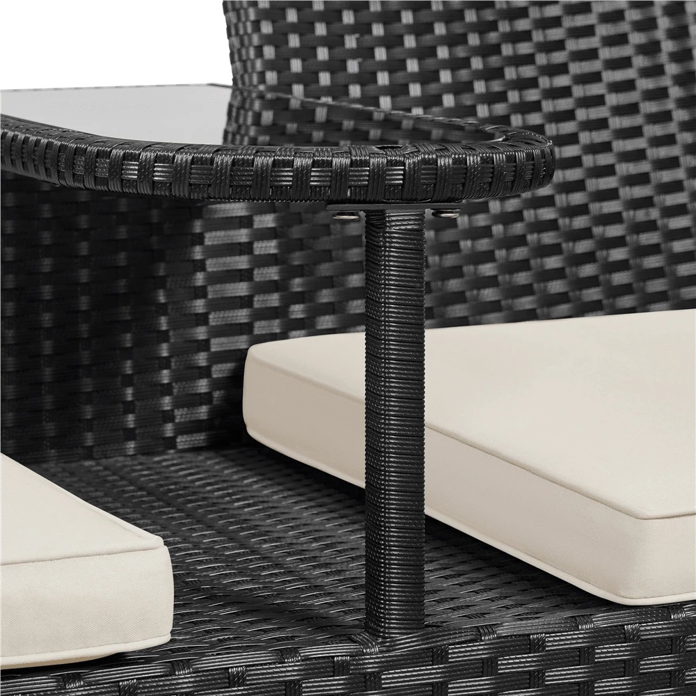 كرسي مزدوج فاخر للاستخدام الخا - مراجعة Outdoor Furniture Black وسعره