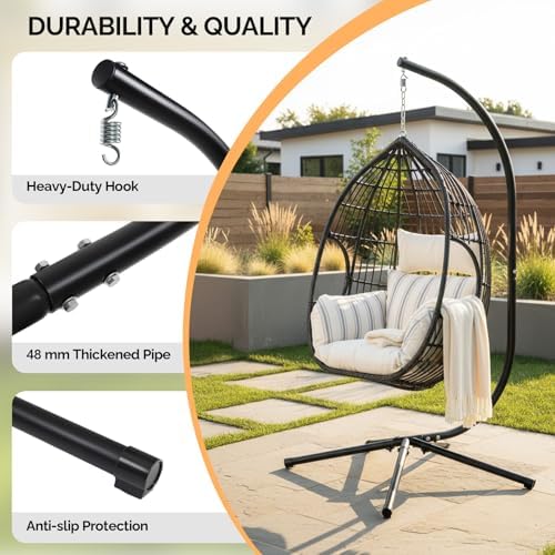 حامل كرسي معلق (الحامل فقط) |  - مراجعة Hammock With Stand وسعره