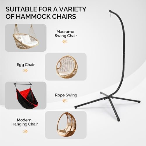 حامل كرسي معلق (الحامل فقط) |  - مراجعة Hammock With Stand وسعره