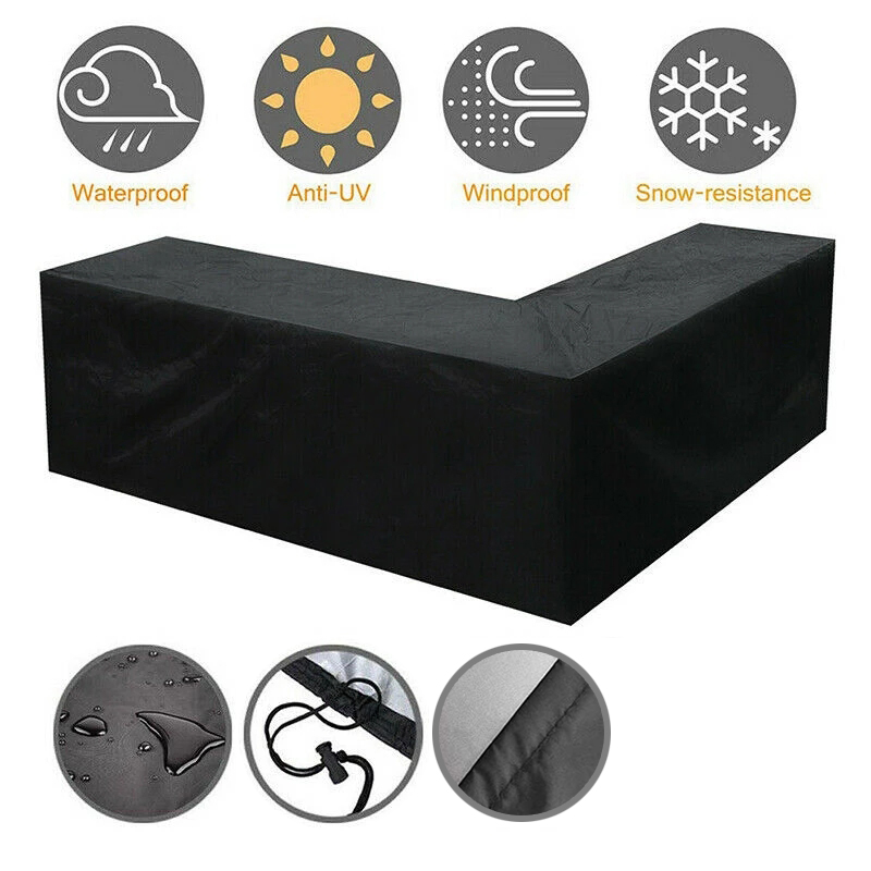 غطاء أثاث زاوية مقاوم للماء، ش - مراجعة Outdoor Furniture Cover Xl وسعره