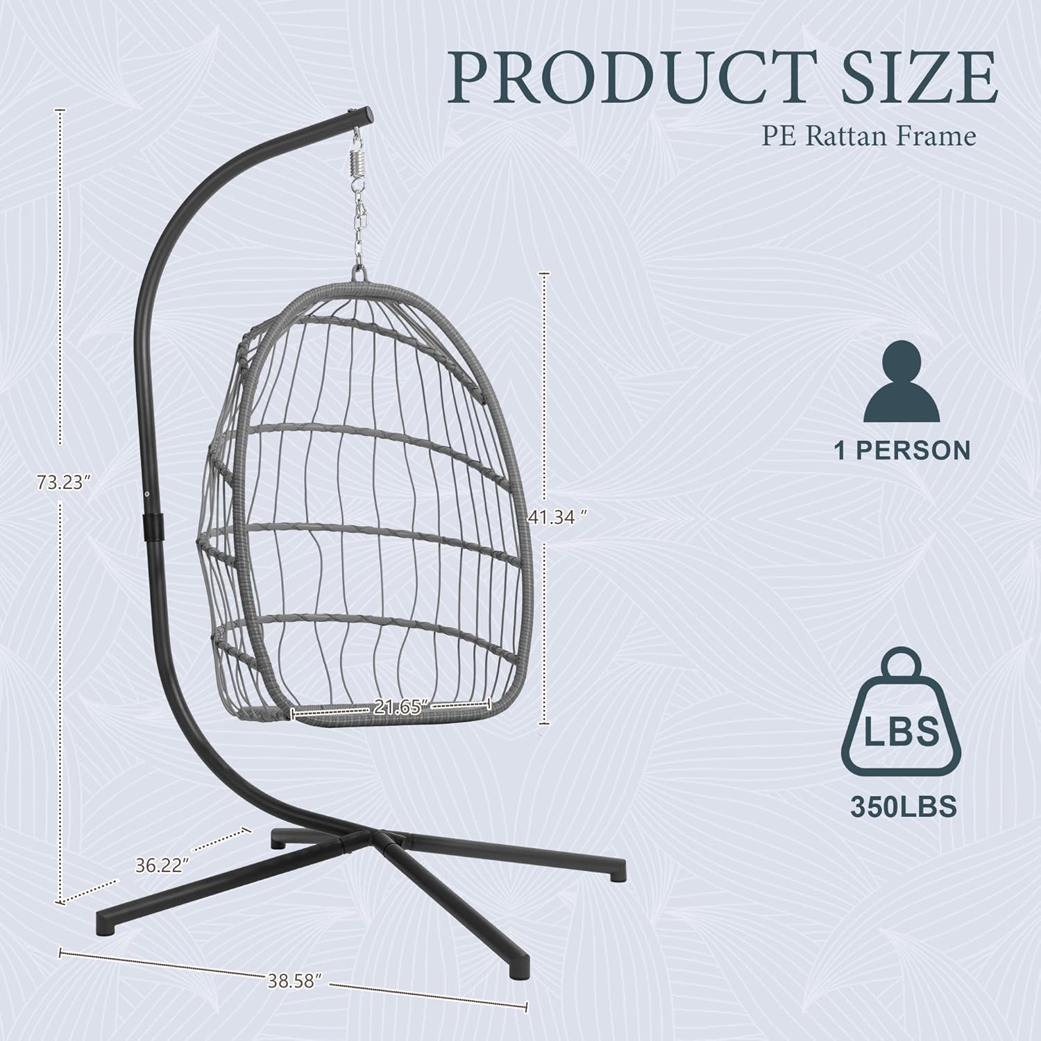 كرسي بيضاوي معلق للاستخدام الد - مراجعة Hanging Egg Chair وسعره