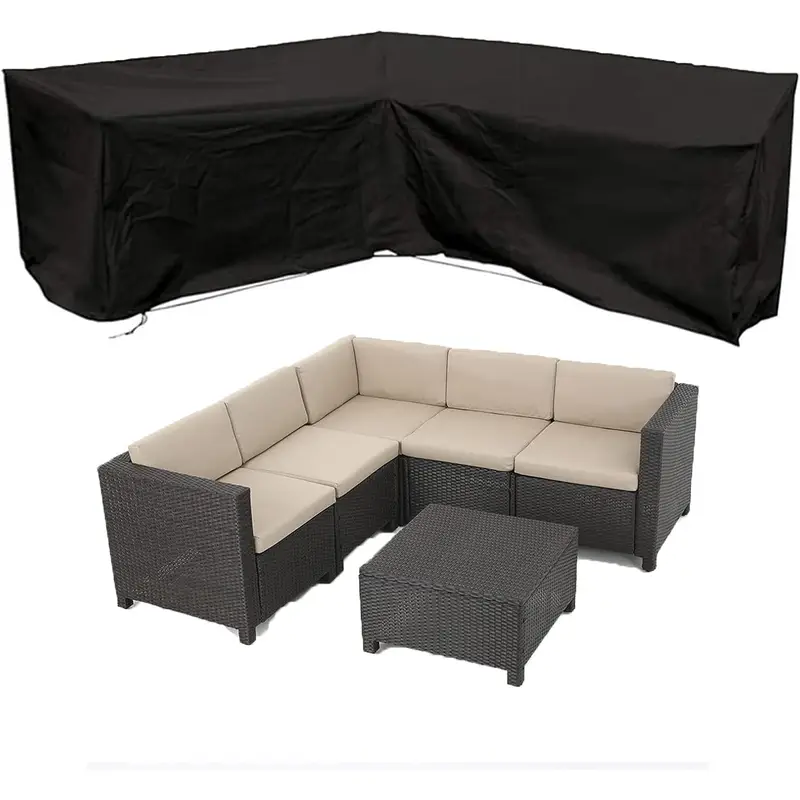 غطاء أريكة خارجي على شكل حرف L - مراجعة Outdoor Furniture Cover Xl وسعره