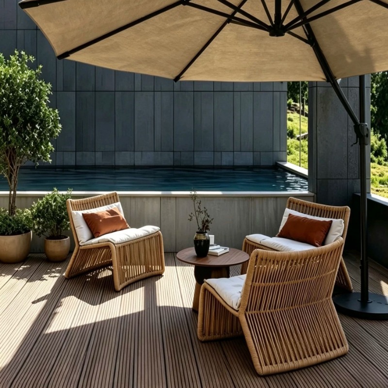 مجموعة أثاث خارجية من الروطان  - مراجعة Outdoor Furniture One Piece وسعره
