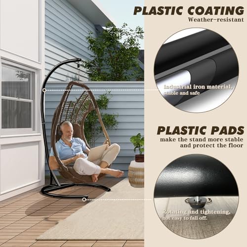 حامل الأرجوحة فقط، حامل كرسي أ - مراجعة Hanging Egg Chair وسعره