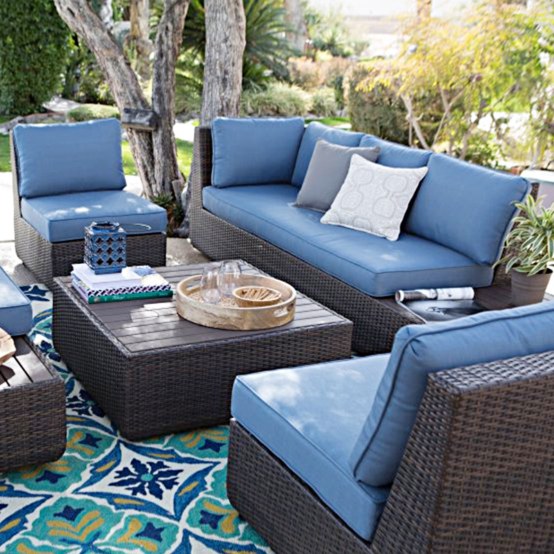 أريكة خارجية من الراتان للفناء - مراجعة Outdoor Furniture Sale وسعره