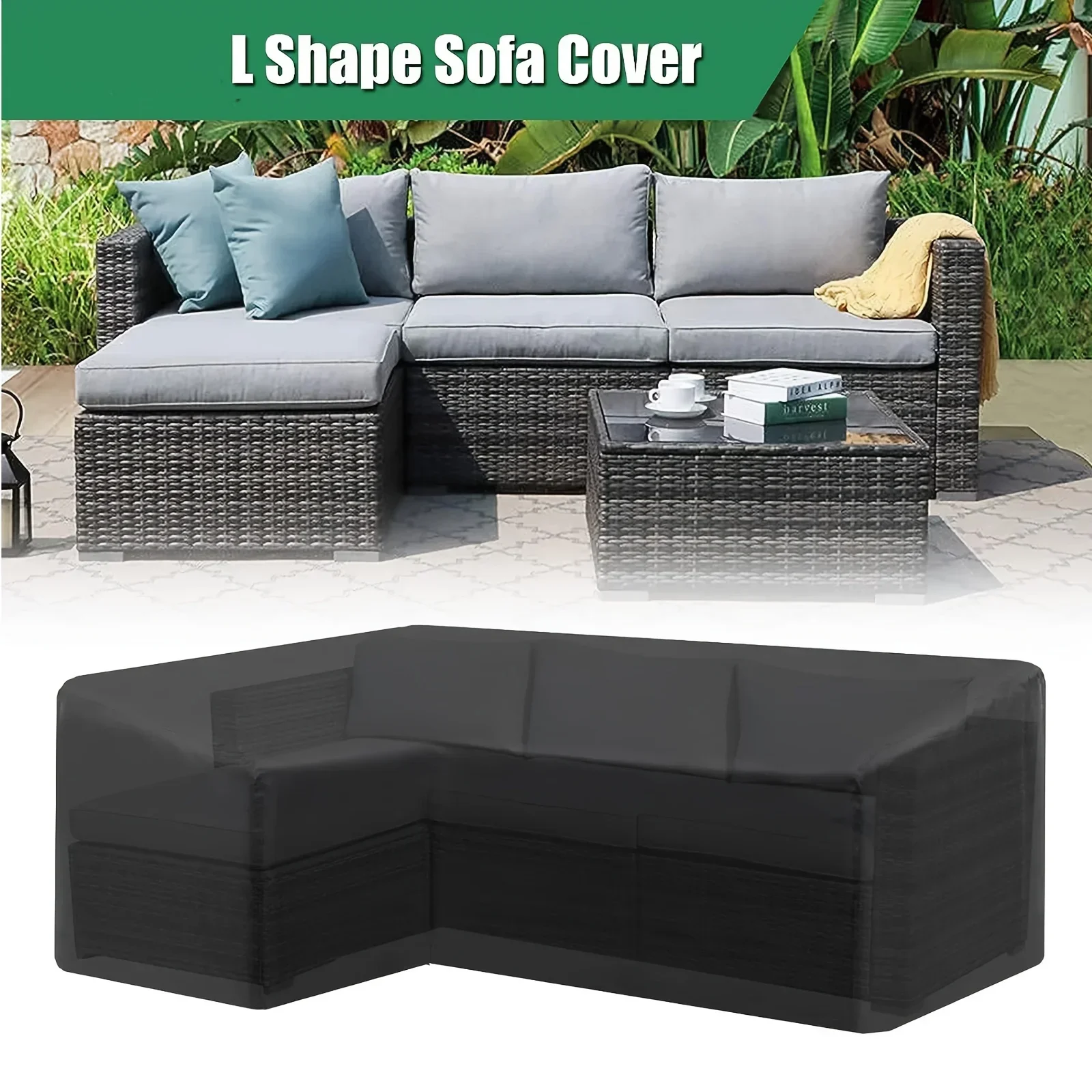 غطاء أريكة خارجي على شكل حرف L - مراجعة Outdoor Furniture Cover Xl وسعره