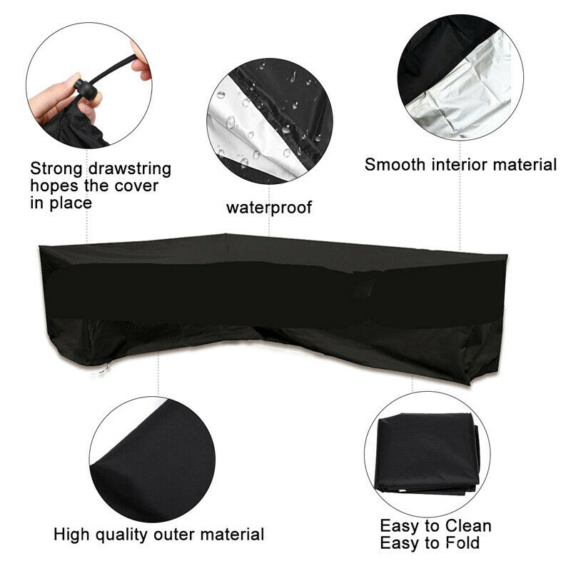 غطاء مقاوم للماء على شكل حرف L - مراجعة Outdoor Furniture Cover Xl وسعره