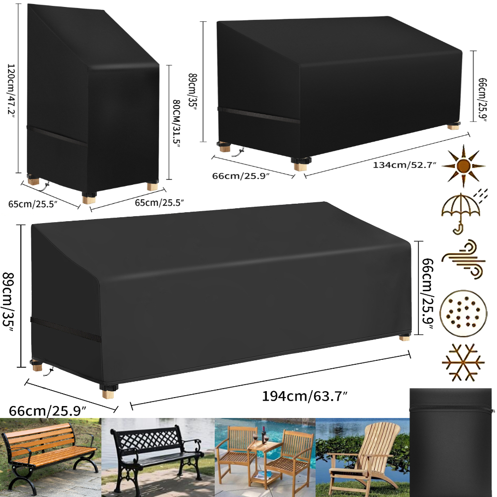 أغطية مقاومة للماء لكراسي الفن - مراجعة Outdoor Furniture Sunbrella وسعره