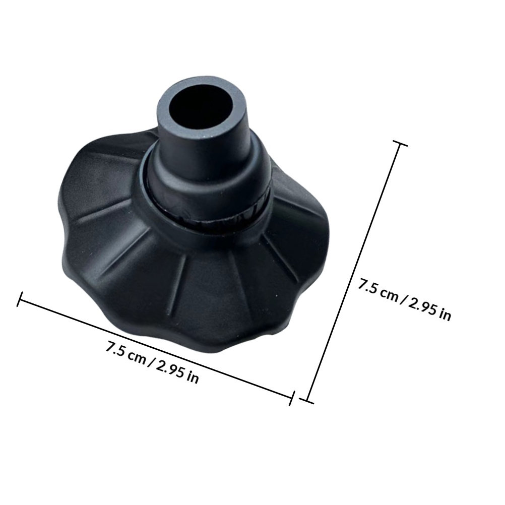 4 قطع أغطية سوداء متينة 15 مم  - مراجعة Outdoor Furniture Leg Protectors وسعره