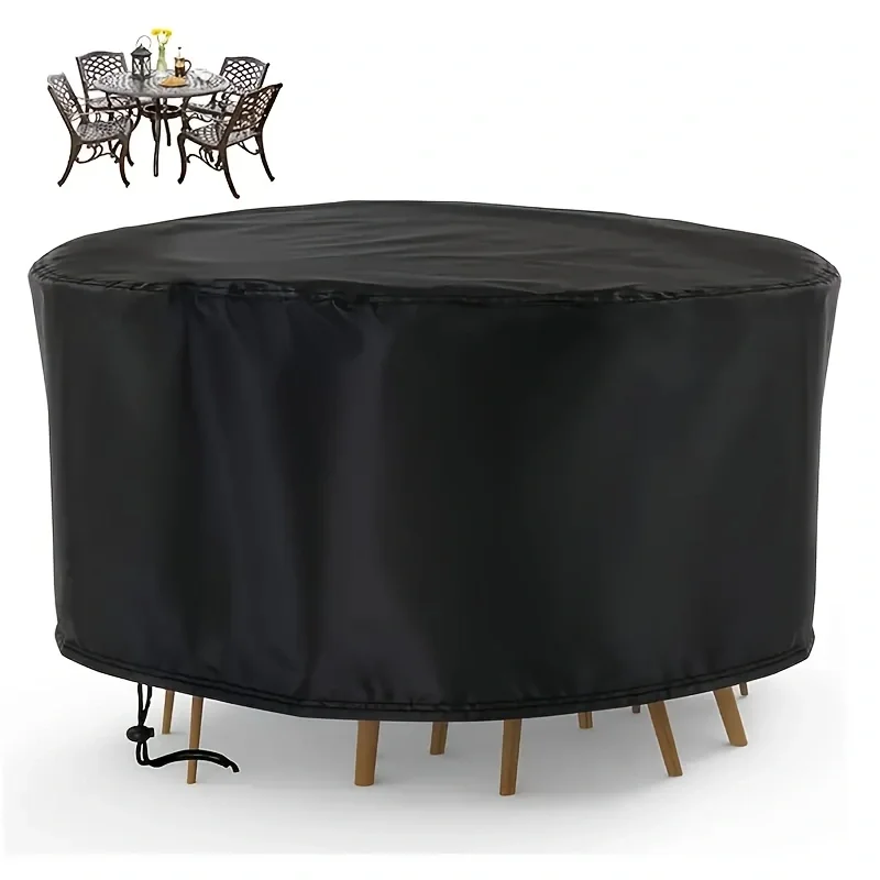 غطاء أثاث دائري مقاوم للماء لل - مراجعة Outdoor Furniture Black وسعره