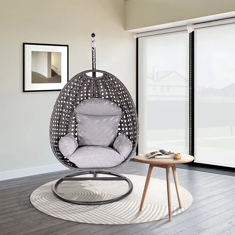 كرسي أرجوحة فاخر وعصري للحدائق - مراجعة Hanging Egg Chair وسعره