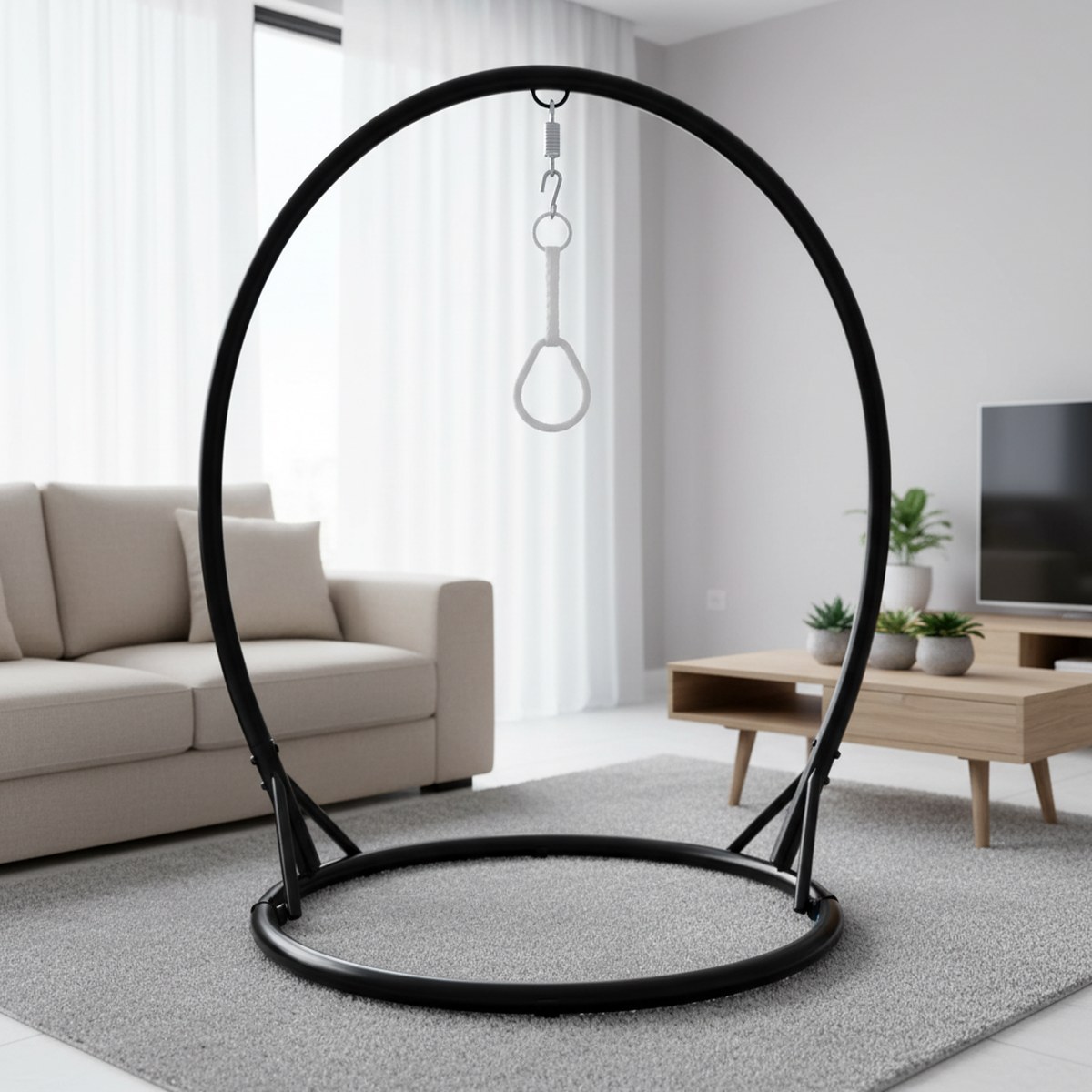 حامل كرسي أرجوحة من الفولاذ ال - مراجعة Hammock With Stand وسعره