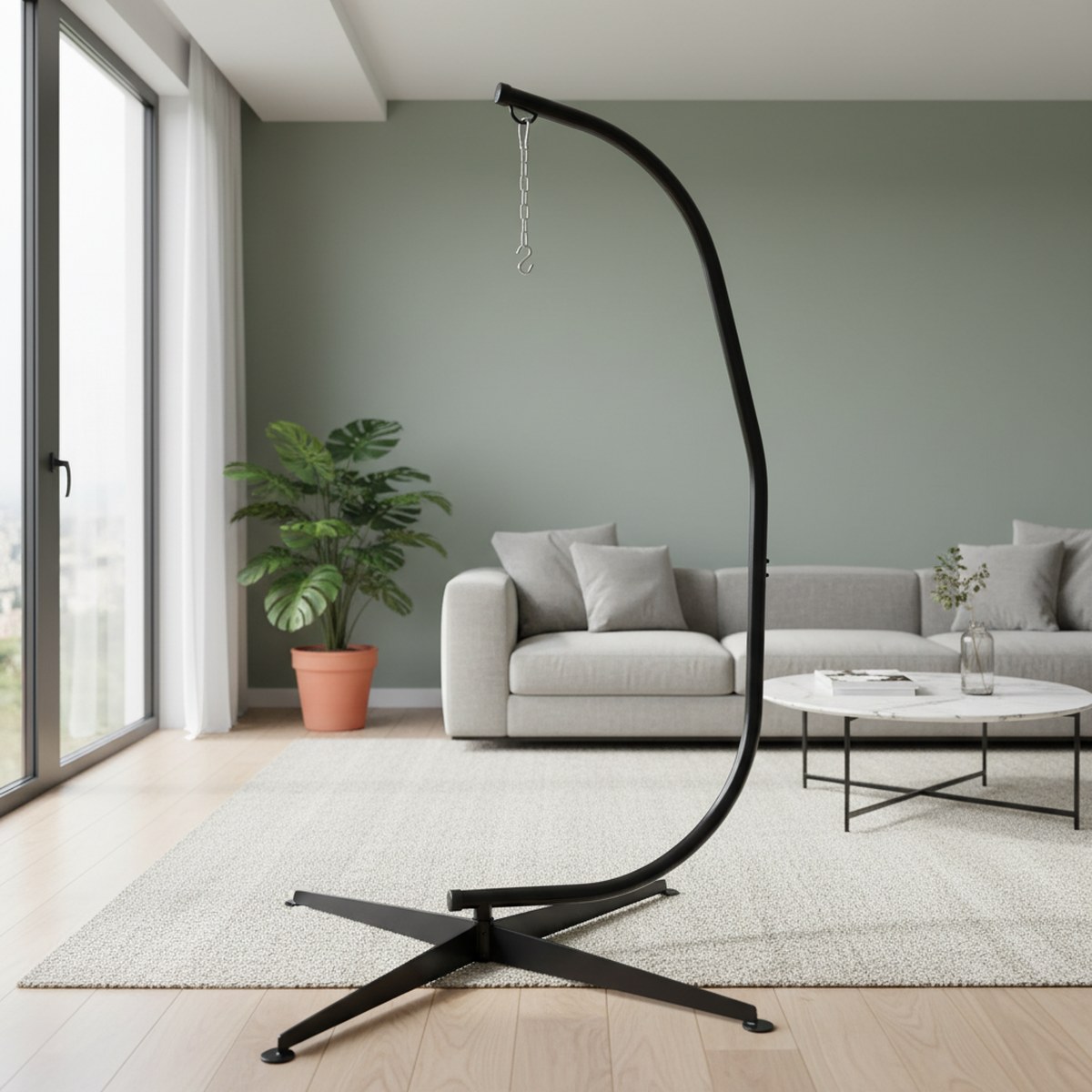 حامل كرسي أرجوحة من الفولاذ ال - مراجعة Hammock With Stand وسعره